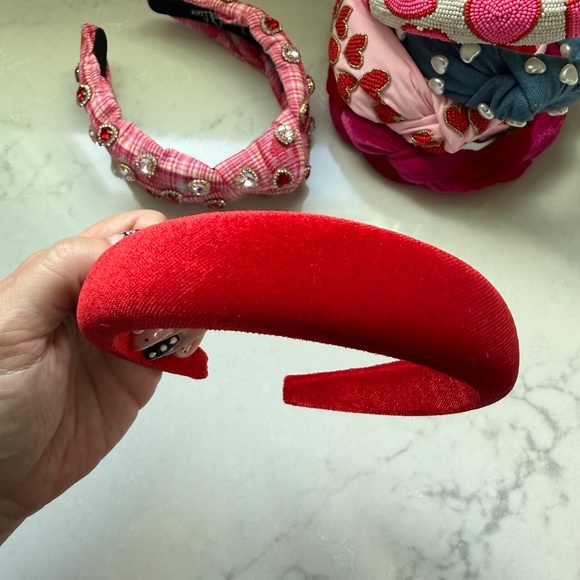 Set of 8 Valentine Headbands Twine and Love Saints Conversation Hearts Jeweled - Picture 11 of 16